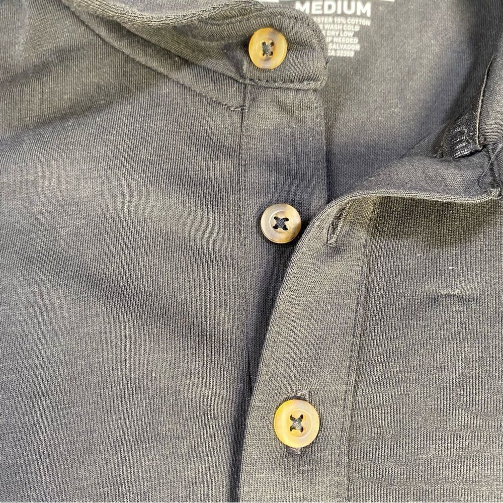 686 Men’s Everywhere Tech Polo Black Polo Shirt Size-Medium - Picture 10 of 13